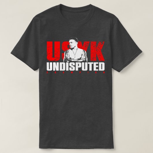 Usyk unbestritten T-Shirt (Design vorne)