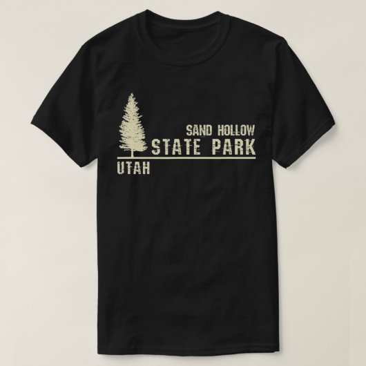 UT Souvenir - Utah Sand Hollow Staat Park T-Shirt (Design vorne)