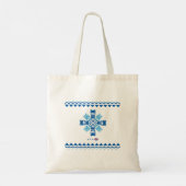 UTA-Schneeflocken-Tasche Tragetasche (Rückseite)