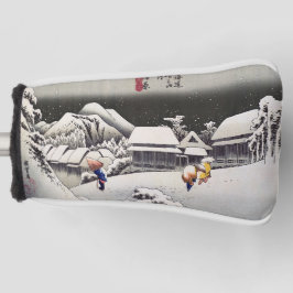 Utagawa Hiroshige - Abend Snow bei Kanbara Golf Headcover