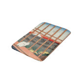 Utagawa Hiroshige - Felder in Asakusa - Rice Badematte (Schrägansicht)