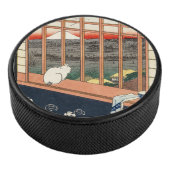 Utagawa Hiroshige - Felder in Asakusa - Rice Eishockey Puck (3/4)