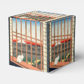 Utagawa Hiroshige - Felder in Asakusa - Rice Geschenkschachtel (Rückseite)