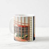 Utagawa Hiroshige - Felder in Asakusa - Rice Kaffeetasse (Vorderseite Links)