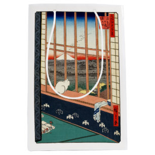 Utagawa Hiroshige - Felder in Asakusa - Rice Mittlere Geschenktüte