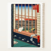 Utagawa Hiroshige - Felder in Asakusa - Rice Planer (Rückseite)