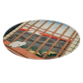 Utagawa Hiroshige - Felder in Asakusa - Rice Schneidebrett (Ecke)