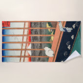 Utagawa Hiroshige - Felder in Asakusa - Rice Strandtuch (Vorderseite)