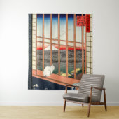 Utagawa Hiroshige - Felder in Asakusa - Rice Wandteppich (Beispiel)