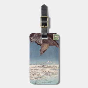 Utagawa Hiroshige - Fukagawa Susaki und Jumantsubo Gepäckanhänger