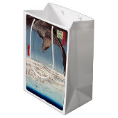 Utagawa Hiroshige - Fukagawa Susaki und Jumantsubo Mittlere Geschenktüte (Rückseite Schrägansicht)