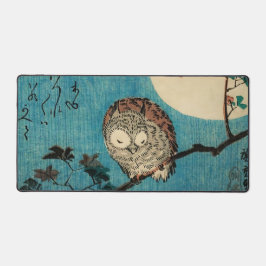 Utagawa Hiroshige - Horned Owl on Maple Branch Schreibtischunterlage