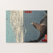Utagawa Hiroshige Japanese Woodblock Eagle Puzzle (Horizontal)