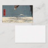Utagawa Hiroshige Japanese Woodblock Eagle Visitenkarte (Vorne/Hinten)
