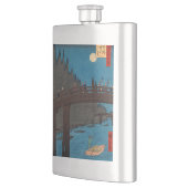 Utagawa Hiroshige - Kyoto Bridge by Moonlight Flachmann (Links)