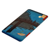 Utagawa Hiroshige - Kyoto Bridge by Moonlight Magnet (Linke Seite)