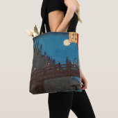 Utagawa Hiroshige - Kyoto Bridge by Moonlight Tasche (Von Nahem)