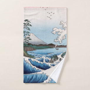 Utagawa Hiroshige - Meer vor Satta, Provinz Suruga Badhandtuch Set