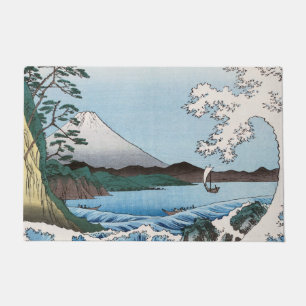 Utagawa Hiroshige - Meer vor Satta, Provinz Suruga Fußmatte