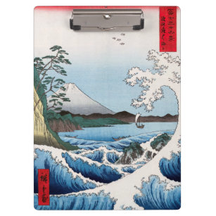 Utagawa Hiroshige - Meer vor Satta, Provinz Suruga Klemmbrett