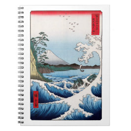 Utagawa Hiroshige - Meer vor Satta, Provinz Suruga Notizblock