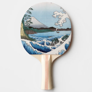 Utagawa Hiroshige - Meer vor Satta, Provinz Suruga Tischtennis Schläger
