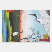 Utagawa Hiroshige - Minowa, Kanasugi, Mikawashima Geschenkpapier Set (Vorderseite 2)