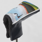 Utagawa Hiroshige - Minowa, Kanasugi, Mikawashima Golf Headcover (3/4 Vorderseite)