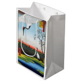 Utagawa Hiroshige - Minowa, Kanasugi, Mikawashima Mittlere Geschenktüte (Vorderseite Schrägansicht)