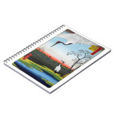 Utagawa Hiroshige - Minowa, Kanasugi, Mikawashima Notizblock (Linke Seite)