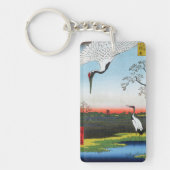 Utagawa Hiroshige - Minowa, Kanasugi, Mikawashima Schlüsselanhänger (Vorderseite)