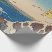 Utagawa Hiroshige - Naruto Whirlpool, Provinz Awa Geschenkpapier (Ecke)