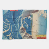 Utagawa Hiroshige - Naruto Whirlpool, Provinz Awa Geschirrtuch (Horizontal)