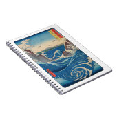 Utagawa Hiroshige - Naruto Whirlpool, Provinz Awa Notizblock (Rechte Seite)