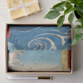Utagawa Hiroshige - Naruto Whirlpool, Provinz Awa Seidenpapier (Geschenk)