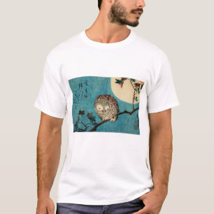 Utagawa Hiroshige - Ohreule auf Ahornzweig T-Shirt