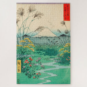 Utagawa Hiroshige - Otsuki-Ebene in der Provinz Ka Puzzle