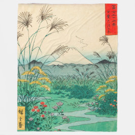 Utagawa Hiroshige - Otsuki Schlicht in der Provinz Fleecedecke