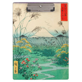 Utagawa Hiroshige - Otsuki Schlicht in der Provinz Klemmbrett