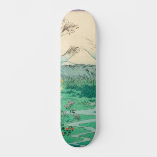 Utagawa Hiroshige - Otsuki Schlicht in der Provinz Skateboard