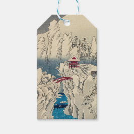 Utagawa Hiroshige - Schnee auf dem Berg Haruna Geschenkanhänger