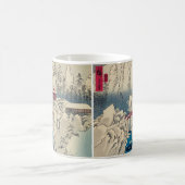 Utagawa Hiroshige - Schnee auf dem Berg Haruna Kaffeetasse (Mittel)