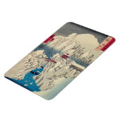 Utagawa Hiroshige - Schnee auf dem Berg Haruna Magnet (Linke Seite)