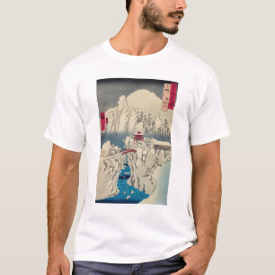 Utagawa Hiroshige - Schnee auf dem Berg Haruna T-Shirt