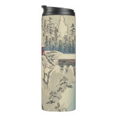 Utagawa Hiroshige - Schnee auf dem Berg Haruna Thermosbecher (Nach rechts gedreht)