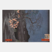 Utagawa Hiroshige - Silvester Foxfire Geschenkpapier Set (Vorderseite 3)