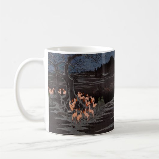 Utagawa Hiroshige - Silvester Foxfire Kaffeetasse (Links)