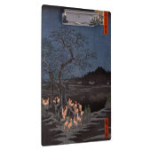 Utagawa Hiroshige - Silvester Foxfire Klemmbrett (Rechts)