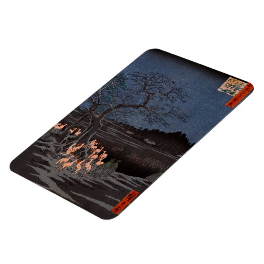 Utagawa Hiroshige - Silvester Foxfire Magnet (Linke Seite)