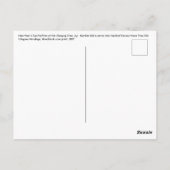 Utagawa Hiroshige - Silvester Foxfire Postkarte (Rückseite)